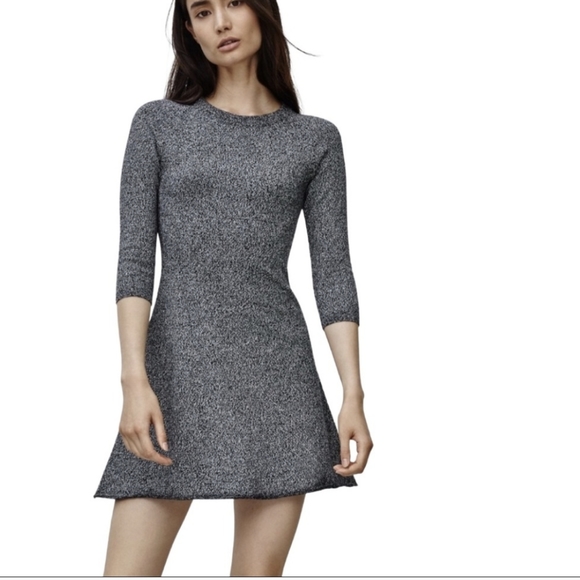 Sunday Best Heathered Grey Tolle Dress - Picture 1 of 6